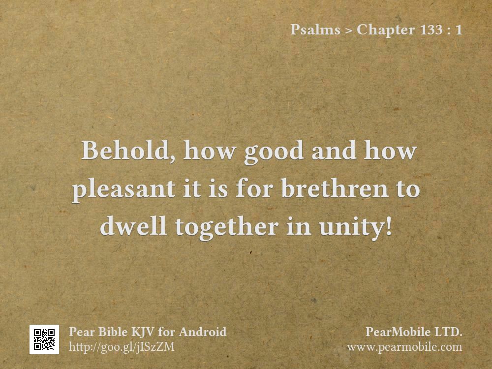 Psalms, Chapter 133:1